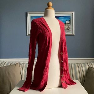 💜 5/$20 Mossimo red cardigan sweater target